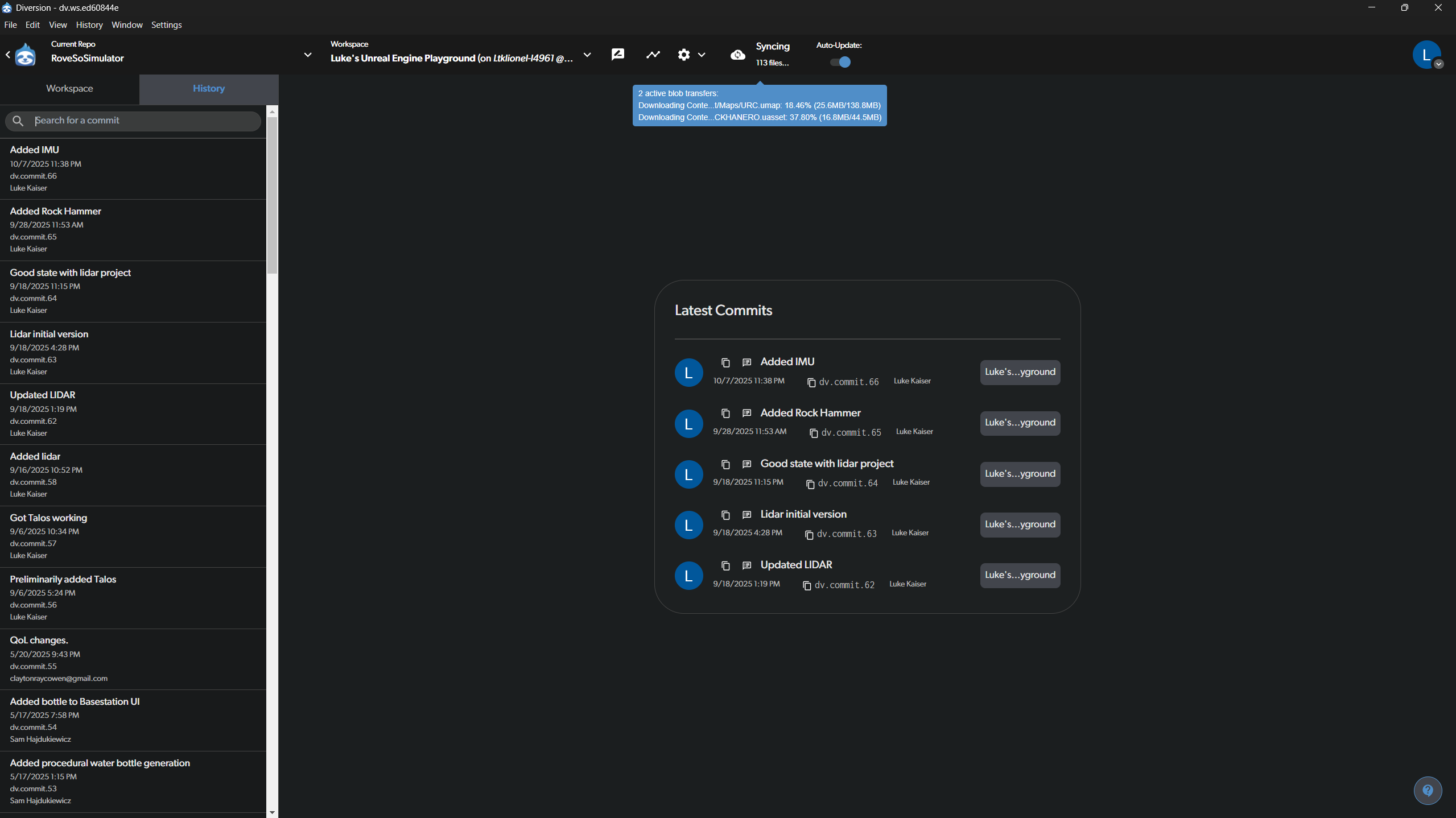 Syncing in Progress